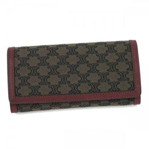 Celine(セリーヌ) 長財布 LOGO 10760 28BD ワイン