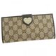 Gucci（グッチ） 長財布 HEART 203550 9643 ベージュ/ダークブラウン