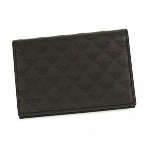 EMPORIO ARMANI(エンポリオアルマーニ) カードケース LINEA MINORCA ALL-OV YEM467 80190 ダークブラウン