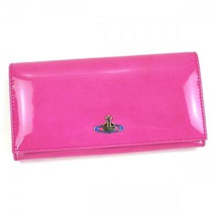 Vivienne Westwood（ヴィヴィアンウエストウッド） 長財布 PATENT 1032V  ピンク - 拡大画像