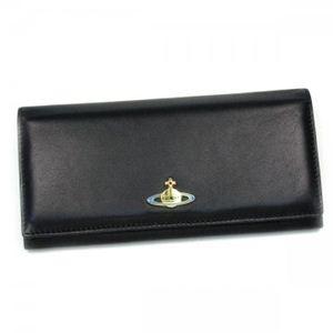Vivienne Westwood（ヴィヴィアンウエストウッド） 長財布 NAPPA 2800V  ブラック/ゴールド - 拡大画像