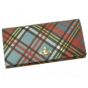 Vivienne Westwood（ヴィヴィアンウエストウッド） 長財布 DERBY 1032V  ブルー - 拡大画像
