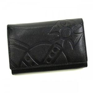 Vivienne Westwood（ヴィヴィアンウエストウッド） 二つ折り財布（小銭入れ付） GIANT ORB 2232V  ブラック