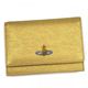 Vivienne Westwood（ヴィヴィアンウエストウッド） 二つ折り財布（小銭入れ付） METAL 746V  ゴールド