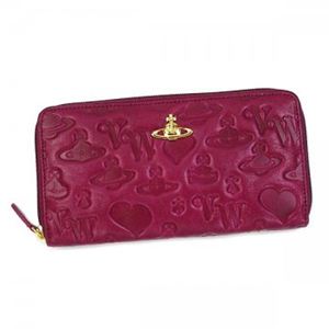 Vivienne Westwood（ヴィヴィアンウエストウッド） 長財布 YORK 5140V  ピンク - 拡大画像