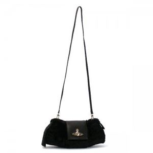 Vivienne Westwood（ヴィヴィアンウエストウッド） ナナメガケバッグ MARLENE 13.101  ブラック - 拡大画像