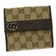 Gucci（グッチ） Wホック財布 GG RUNNING 245760 9643 ベージュ/ダークブラウン
