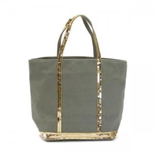 Vanessa Buruno（ヴァネッサブリューノ） トートバッグ TOILE DE COTTON V40412 994 カーキー - 拡大画像