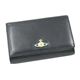 Vivienne Westwood（ヴィヴィアンウエストウッド） 二つ折り財布（小銭入れ付） NAPPA 2232V  ブラック/ゴールド