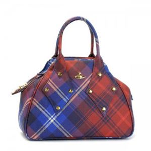 Vivienne Westwood(ヴィヴィアンウエストウッド) ハンドバッグ DERBY 5570 ブルー/RD