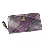 Vivienne Westwood（ヴィヴィアンウエストウッド） 長財布 TARTAN 32.09  パープル