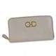 Ferragamo（フェラガモ） 長財布 GANCINI ICONA VITELL 22B300 474150 グレー