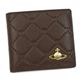 Vivienne Westwood(ヴィヴィアンウエストウッド) 二つ折り財布(小銭入れ付) ANGEL 730V ダークブラウン