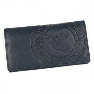 Vivienne Westwood（ヴィヴィアンウエストウッド） 長財布 MAN VITELLO 5147 ダークブルー - 拡大画像