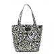 KATE SPADE（ケイトスペード） トートバッグ SHUFFLED SPADE EMBOS PXRU3021 17 ブラック/ホワイト