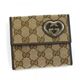 Gucci（グッチ） Wホック財布 LOVELY 245727 9643 ベージュ／ダークブラウン