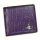 Vivienne Westwood(ヴィヴィアンウエストウッド) 二つ折り財布(小銭入れ付) EMBOSSEDLOGO 730V パープル