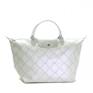 Longchamp（ロンシャン） トートバッグ LM METAL 1623 7 ホワイト - 拡大画像