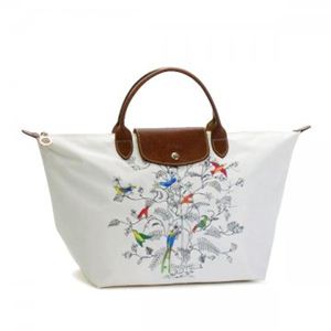Longchamp（ロンシャン） トートバッグ LE PLIAGE ARBRE SE 1623 7 ホワイト - 拡大画像