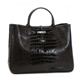 Longchamp（ロンシャン） ハンドバッグ ROSEAU STYLE CROCO 1681 703 ダークブラウン