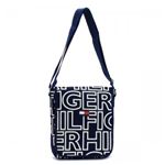 TOMMY HILFIGER（トミーヒルフィガー） ナナメガケバッグ HILFIGER LOGO 6912253 110 レッド／ネイビー