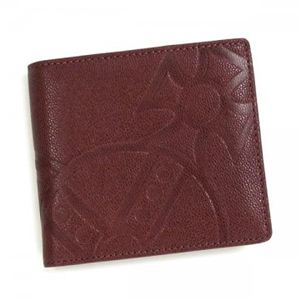 Vivienne Westwood（ヴィヴィアンウエストウッド） 二つ折り財布（小銭入れ付） GIANT ORB 730V レッド