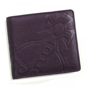 Vivienne Westwood（ヴィヴィアンウエストウッド） 二つ折り財布（小銭入れ付） GIANT ORB 730V パープル