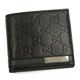 Gucci（グッチ） 二つ折り財布（小銭入れ付） MEN BAR 233102 1000 ブラック