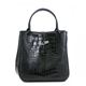 Longchamp（ロンシャン） ハンドバッグ ROSEAU STYLE CROCO 2396 1 ブラック