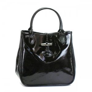 Longchamp（ロンシャン） ハンドバッグ ROSEAU VERNI 2396 1 ブラック