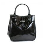 Longchamp（ロンシャン） ハンドバッグ ROSEAU VERNI 2396 1 ブラック