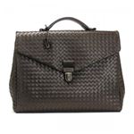 BOTTEGA VENETA（ボッテガベネタ） ブリーフケース P.FOGLIO INTRECCIATO 122139 2040 ダークブラウン