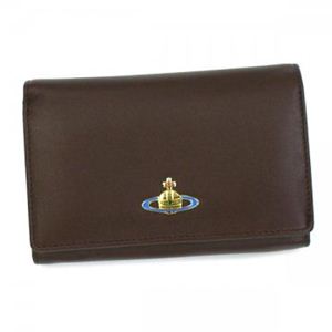 Vivienne Westwood（ヴィヴィアンウエストウッド） 二つ折り財布（小銭入れ付） NAPPA 2232V ダークブラウン