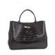 Longchamp（ロンシャン） ハンドバッグ ROSEAU STYLE CROCO 1686 703 ダークブラウン