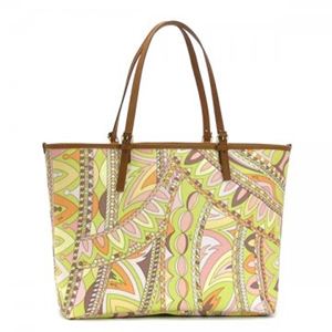 Emilio Pucci（エミリオプッチ） トートバッグ 21BE34 26 ベージュ／レッド