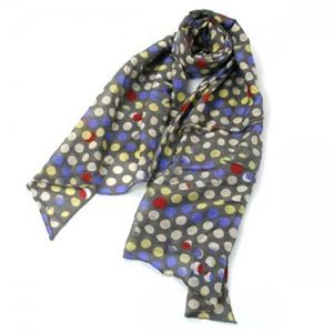 Manila Grace（マニラグレース） マフラー 2642 514 グレー／シルバー