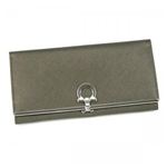 Ferragamo（フェラガモ） 長財布 GANCINI ICONA VITELL 224633 410976 シルバー