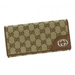 Gucci（グッチ） 長財布 LADIES NEW BRITT 204836 8526 ベージュ