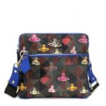 Vivienne Westwood（ヴィヴィアンウエストウッド） ナナメガケバッグ LOGOMANIA 13148 ブルー