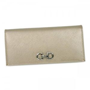 Ferragamo（フェラガモ） 長財布 GANCINI ICONA VITELL 22B552 494014 ブロンズ