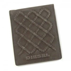 DIESEL（ディーゼル） 二つ折り財布（小銭入れ付） JEM-BOSS XS93 T8031 ライトグレー