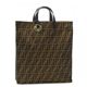 Fendi（フェンディ） トートバッグ ZUCCA PU LOGO 8BH173 F0QT2 ブラウン