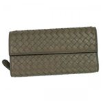 BOTTEGA VENETA（ボッテガベネタ） 長財布 PORTAMONETE INTRECCI 150509 2808 グレー