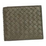 BOTTEGA VENETA（ボッテガベネタ） 二つ折り財布（小銭入れ付） P.FOGLIO INTRECCIATO 193642 2808 グレー