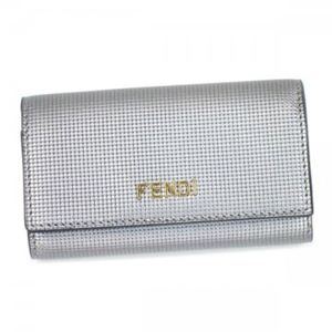 Fendi（フェンディ） キーケース 8AP079 F0WN4 シルバー