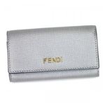 Fendi（フェンディ） キーケース 8AP079 F0WN4 シルバー