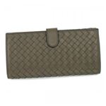 BOTTEGA VENETA（ボッテガベネタ） 長財布 PORTAMONETE INTRECCI 134075 2808 グレー