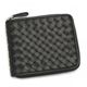 BOTTEGA VENETA（ボッテガベネタ） 二つ折り財布（小銭入れ付） P.FOGLIO INTRECCIATO 222536 1000 ブラック
