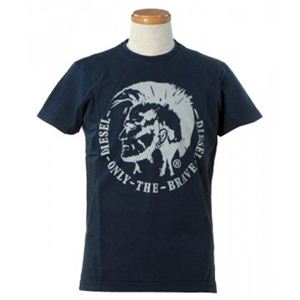 DIESEL（ディーゼル） メンズTシャツ CSB2 86G ネイビー L69 S19.5 W51 SH43