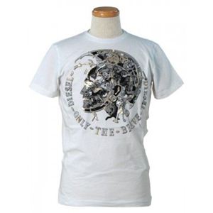 DIESEL（ディーゼル） メンズTシャツ CSW7 100 ホワイト L70 S20 W53 SH45